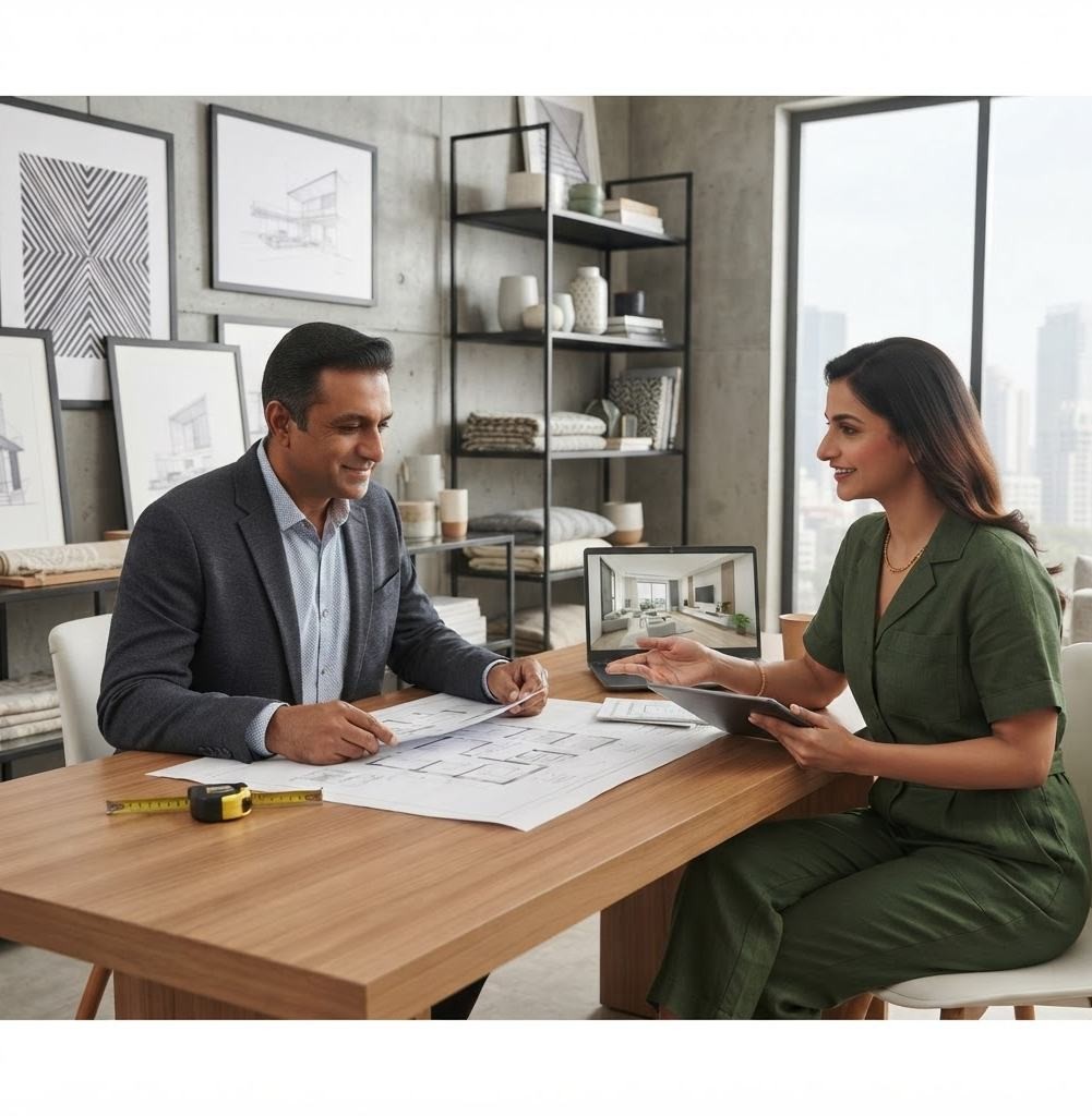 Planning a home with a designer