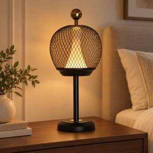Black Dome Table Lamp